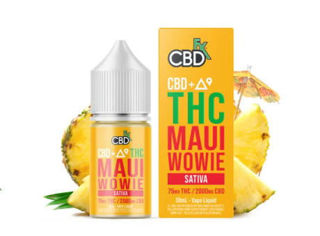 CBD + Delta-9 THC Vape Juice: M