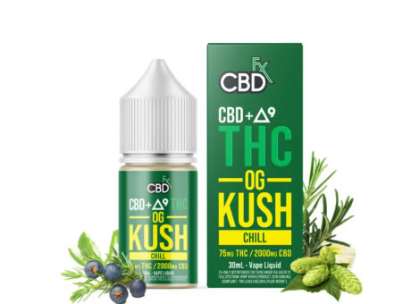 CBD + Delta-9 THC Vape Juice: O