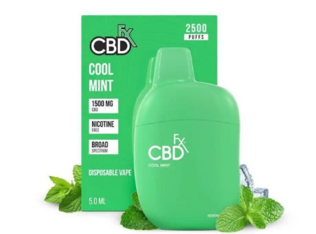 CBD Vape Pen Cool Mint  1500mg