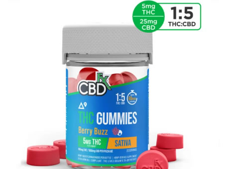 CBD Gummies + THC: Berry Buzz S