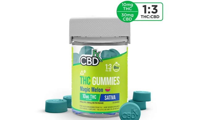 CBD Gummies + THC: Magic Melon 