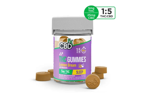 CBD Gummies + THC: Lemon Dream