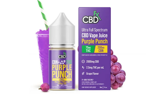 CBN + Delta-9 THC Vape Juice: P
