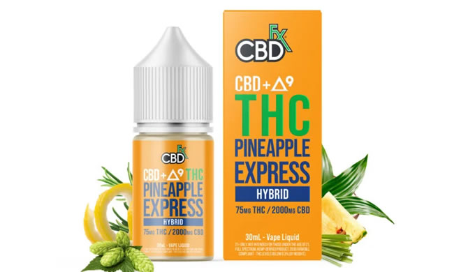 CBD + Delta-9 THC Vape Juice: P